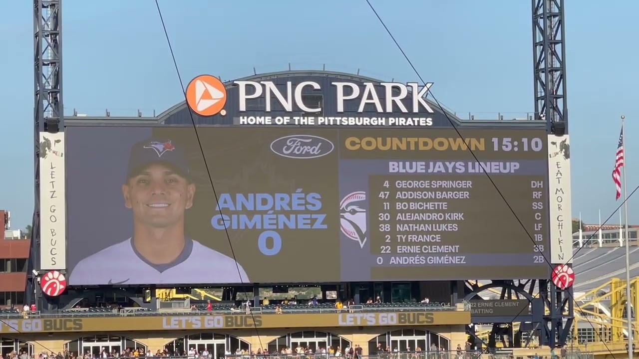 2025 Pittsburgh Pirates vs Toronto Blue Jays Starting Lineups