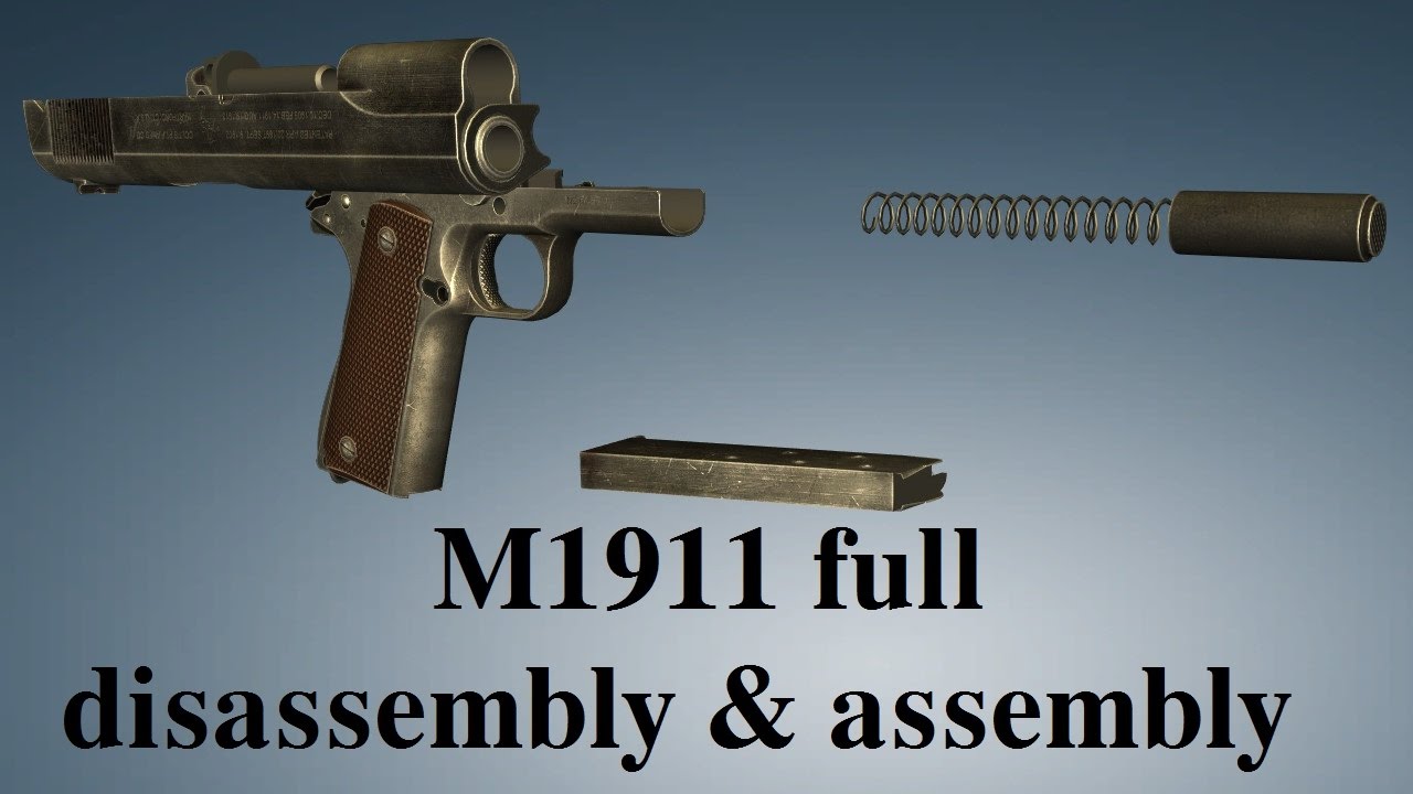 M1911: full disassembly & assembly | World of Guns