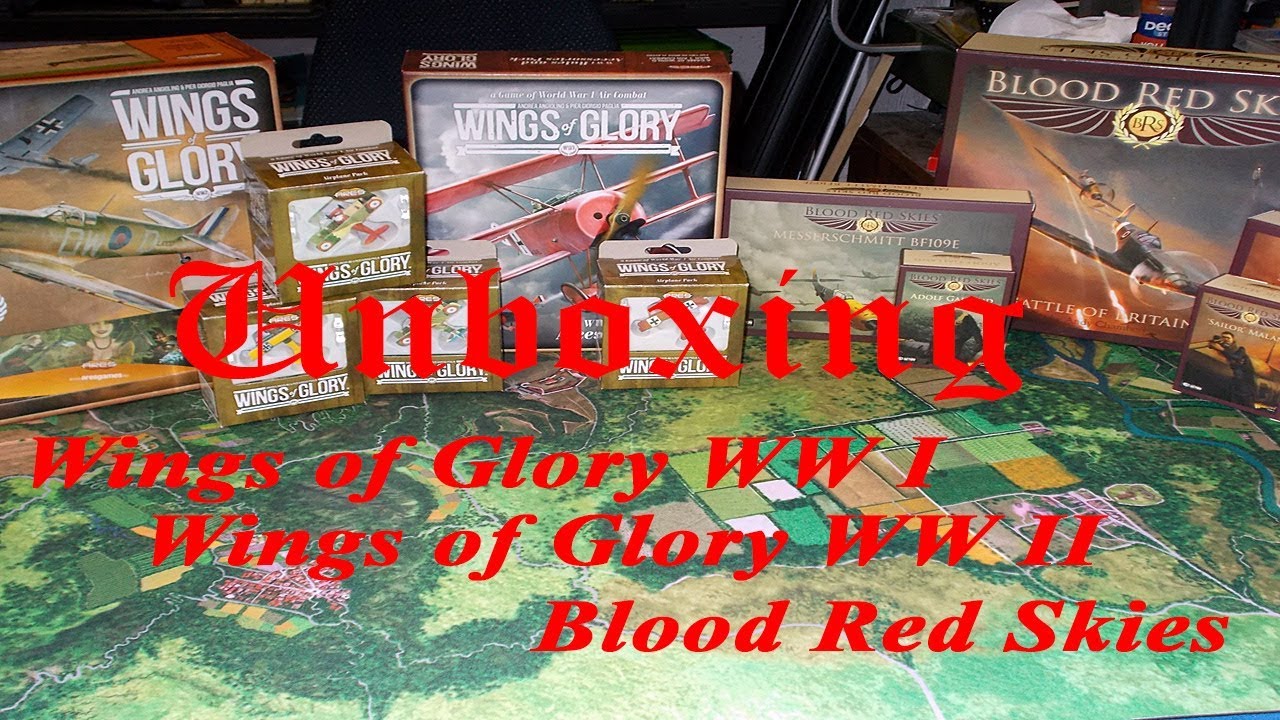 Wings of Glory vs Blood Red Skies unboxing