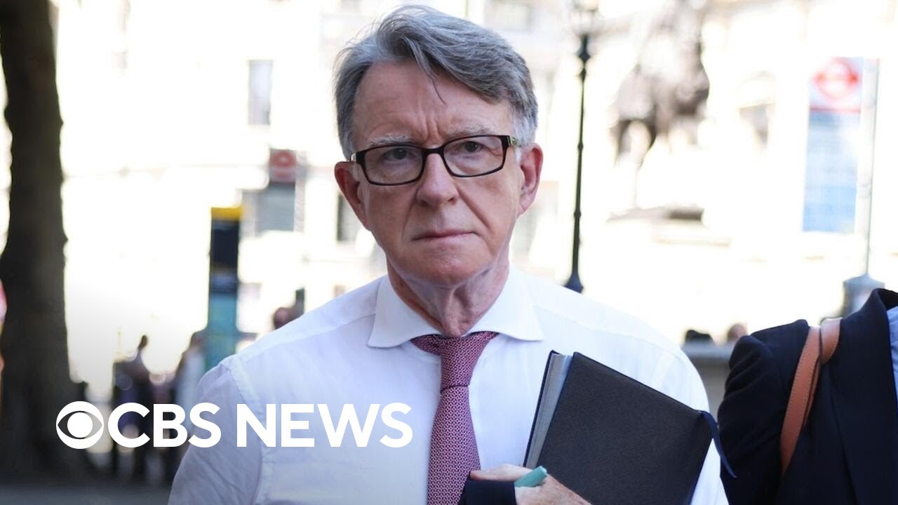 U.K. ambassador to U.S. Peter Mandelson fired over Jeffrey Epstein ties
