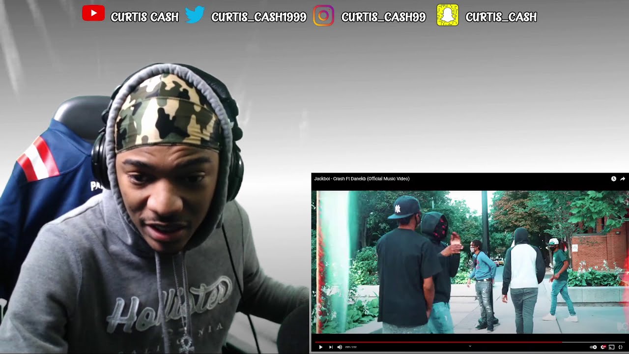 American Reaction To Toronto Rapper Jackboi - Crash Ft Danekb (Official Music Video)