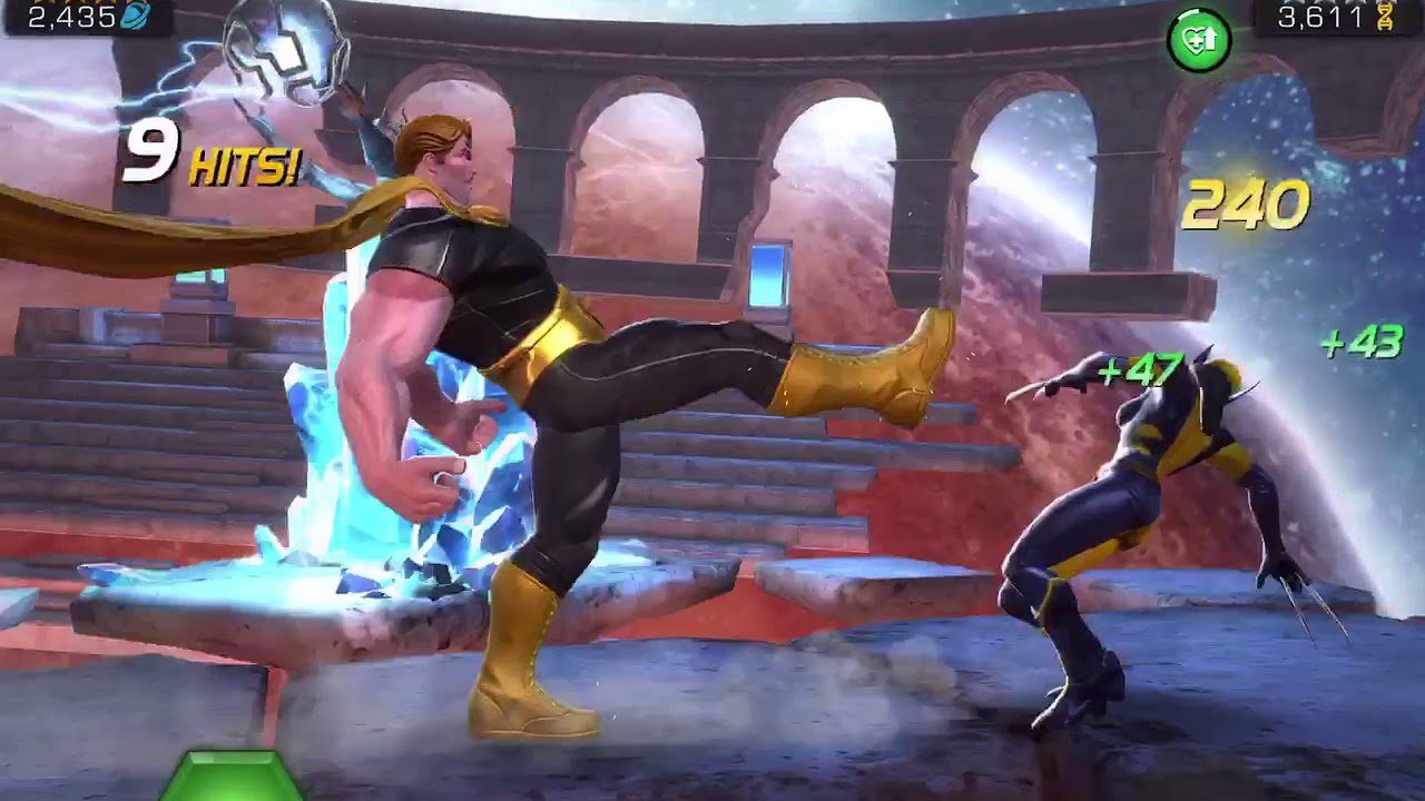 Marvel contest of champions: dueling a pleb