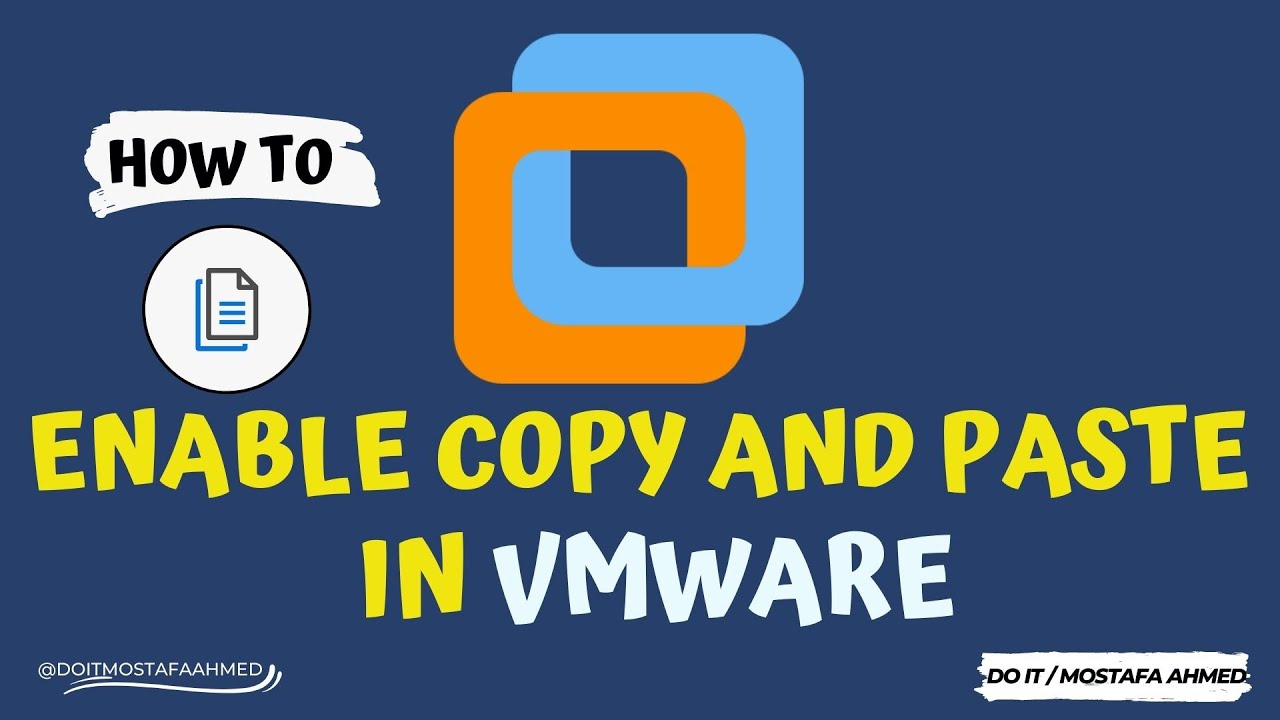 Как включить функцию копирования и вставки на виртуальной машине | VMware