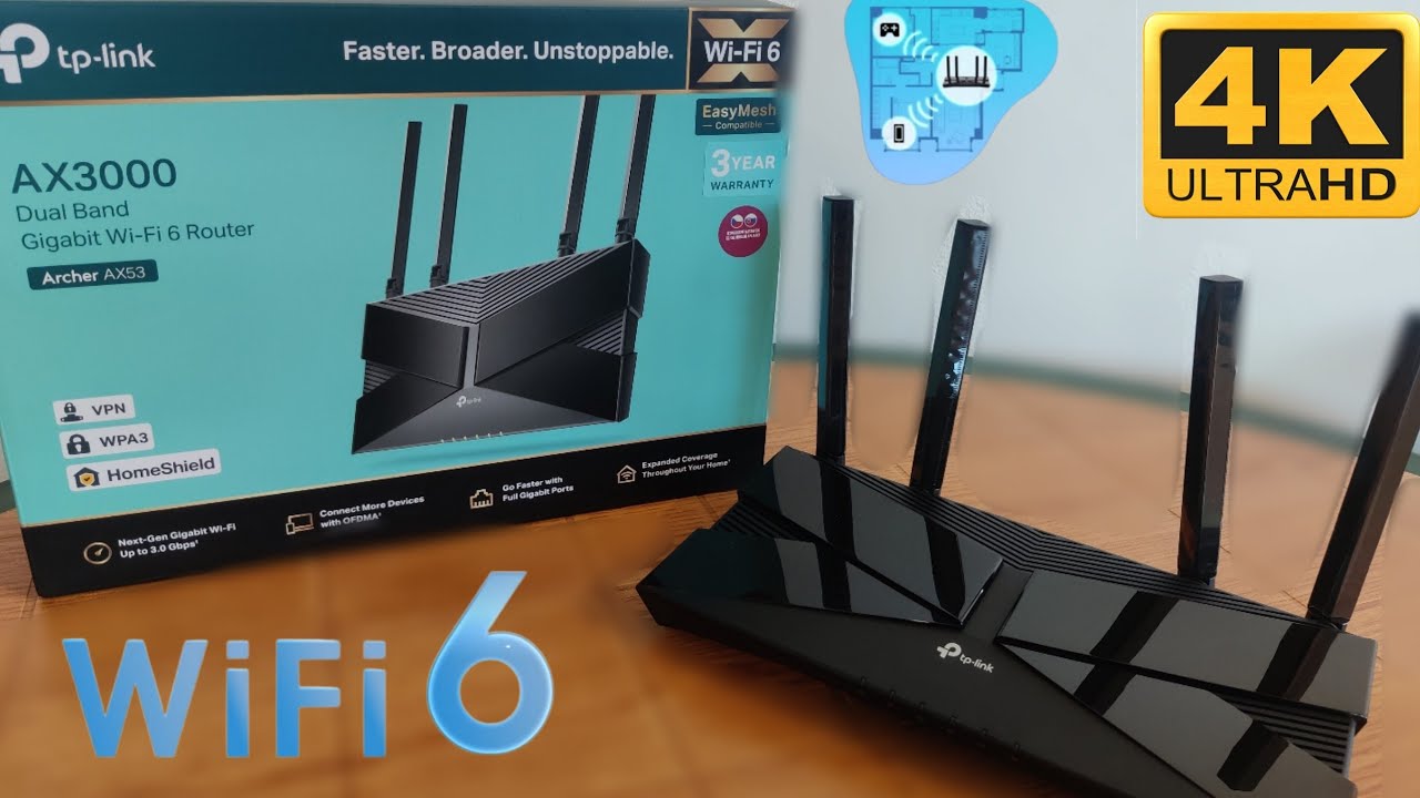 TP-Link Archer AX53 WIFI6 обзори розпаковка