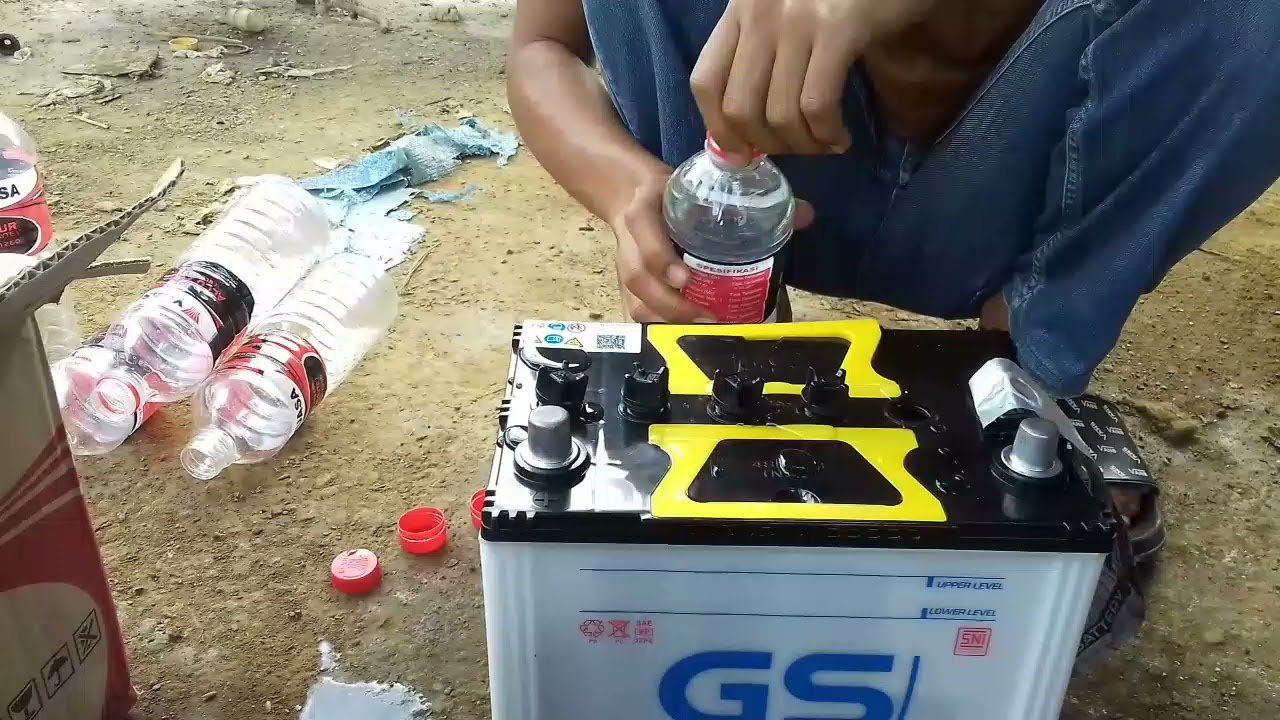 Level Pengisian Air Aki Baru
