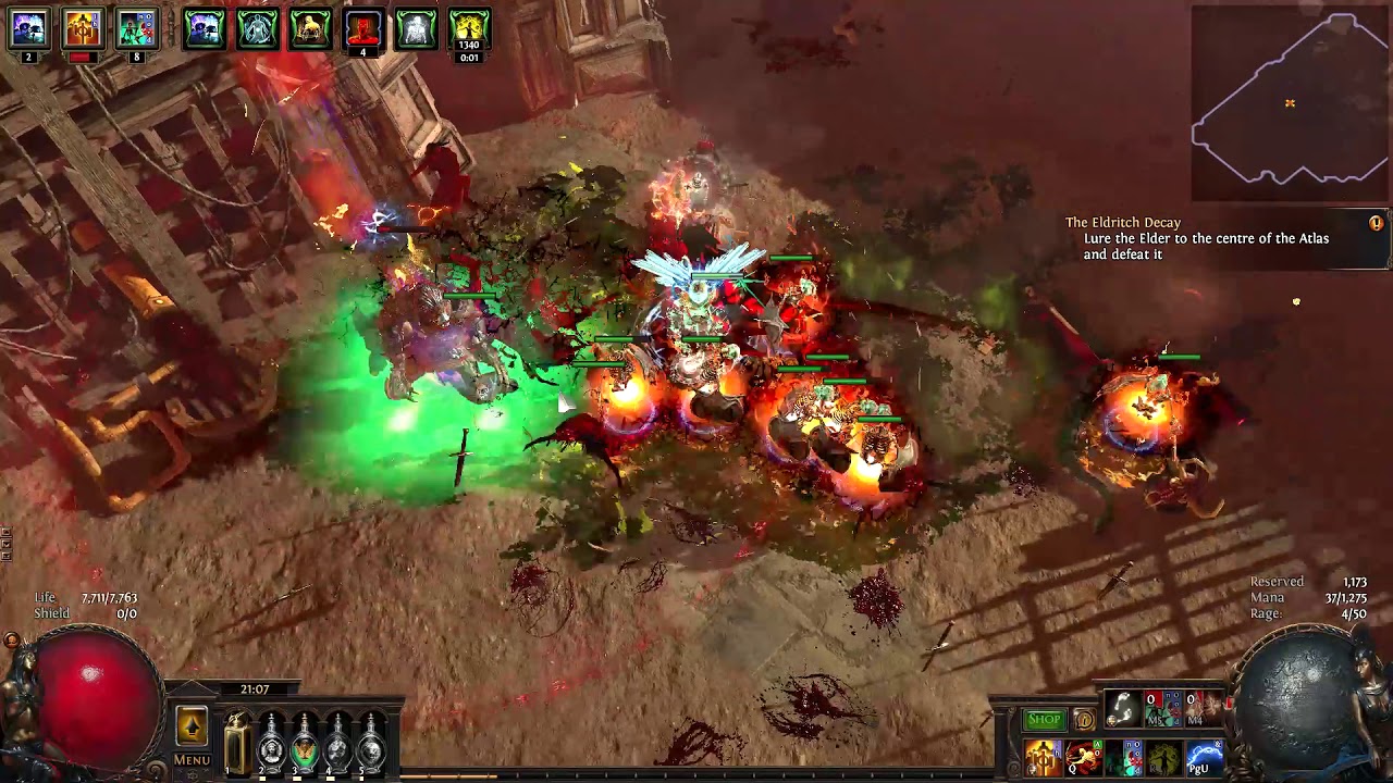 [3.12✔️] Path of Exile ✦ Infernal Legion Support ✦ Proof of Concept