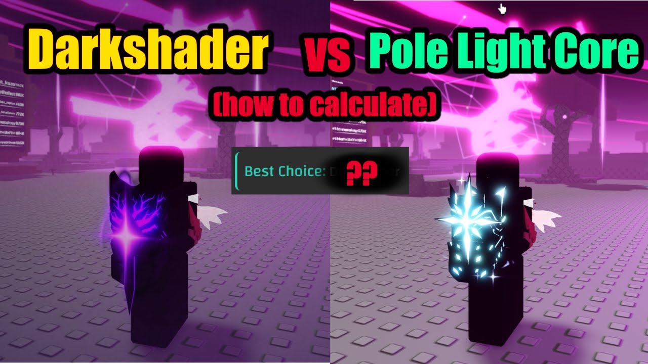 Darkshader vs. Pole Light Core | The BEST left hand in Sol's RNG!