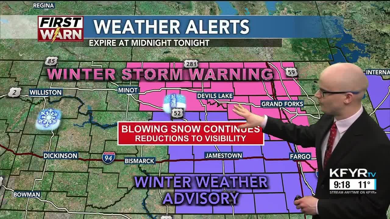 KFYR First News at Nine Weather 02/18/2026