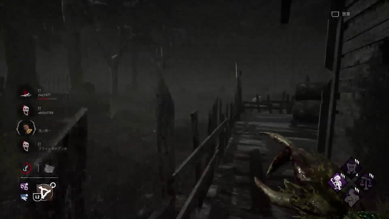 DBD シャワー上がったので再開