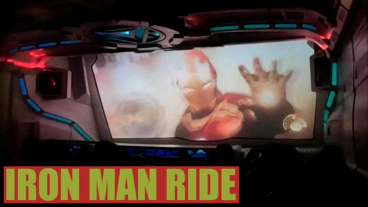 POV Iron Man Experience ride at Hong Kong Disneyland