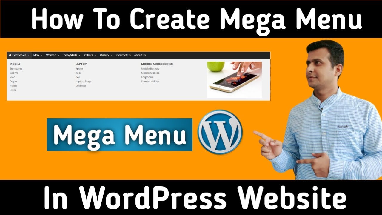 How to create Mega Menu in WordPress Website?