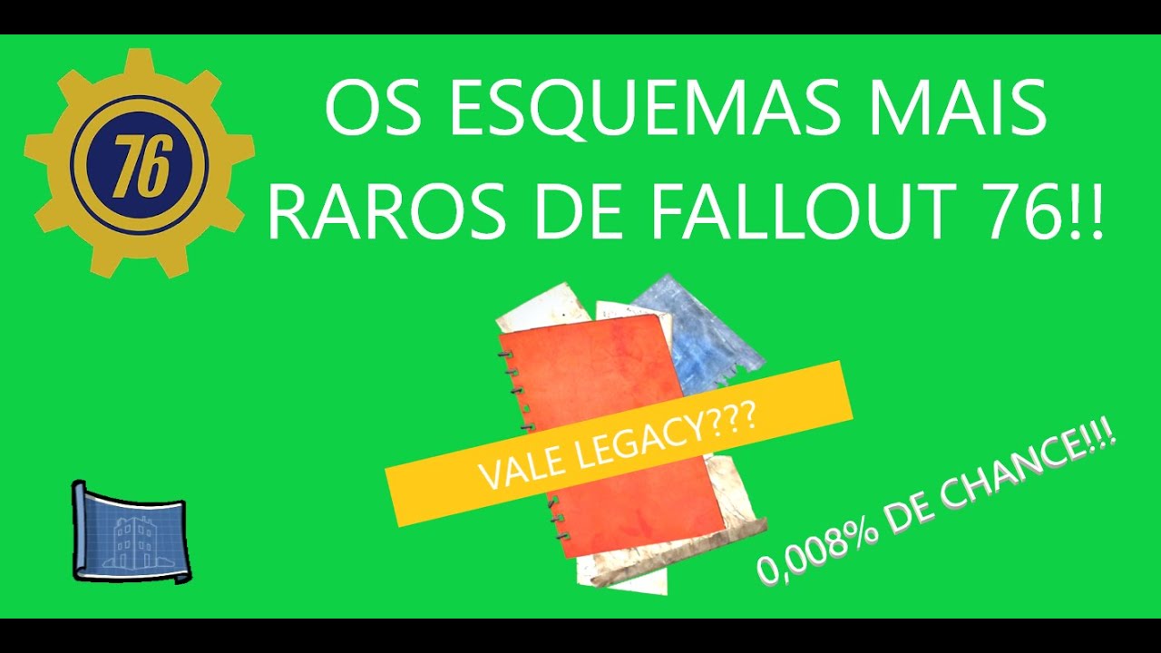 Os PLANOS mais RAROS do jogo! Quais são, quanto valem e onde obter! [Fallout 76]