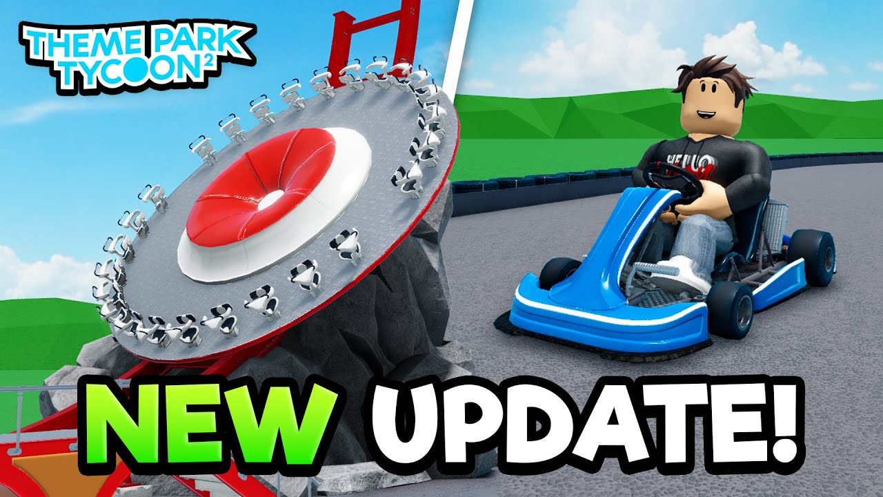 НОВОЕ ОБНОВЛЕНИЕ Go-Karts & Rocks в Theme Park Tycoon 2!