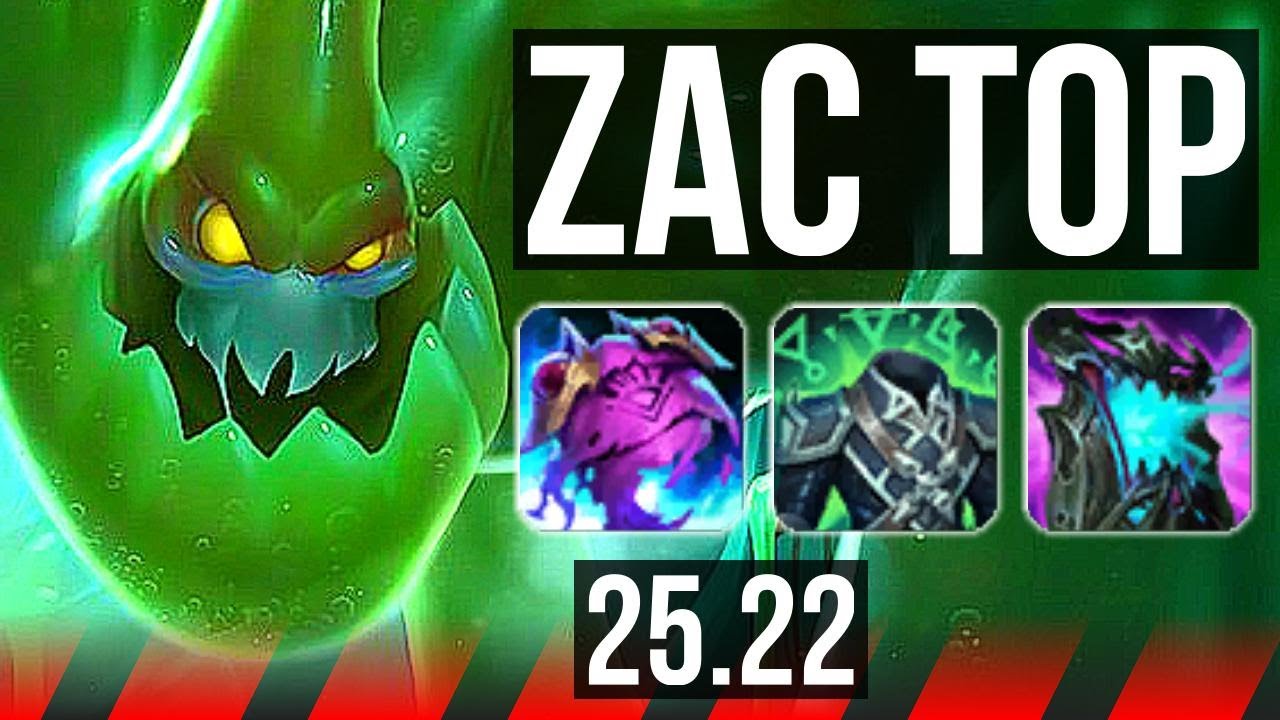 ZAC vs GWEN (TOP) | 17/1/9, Comeback, 9 solo kills, 50k DMG, Legendary | EUW Master | 25.22