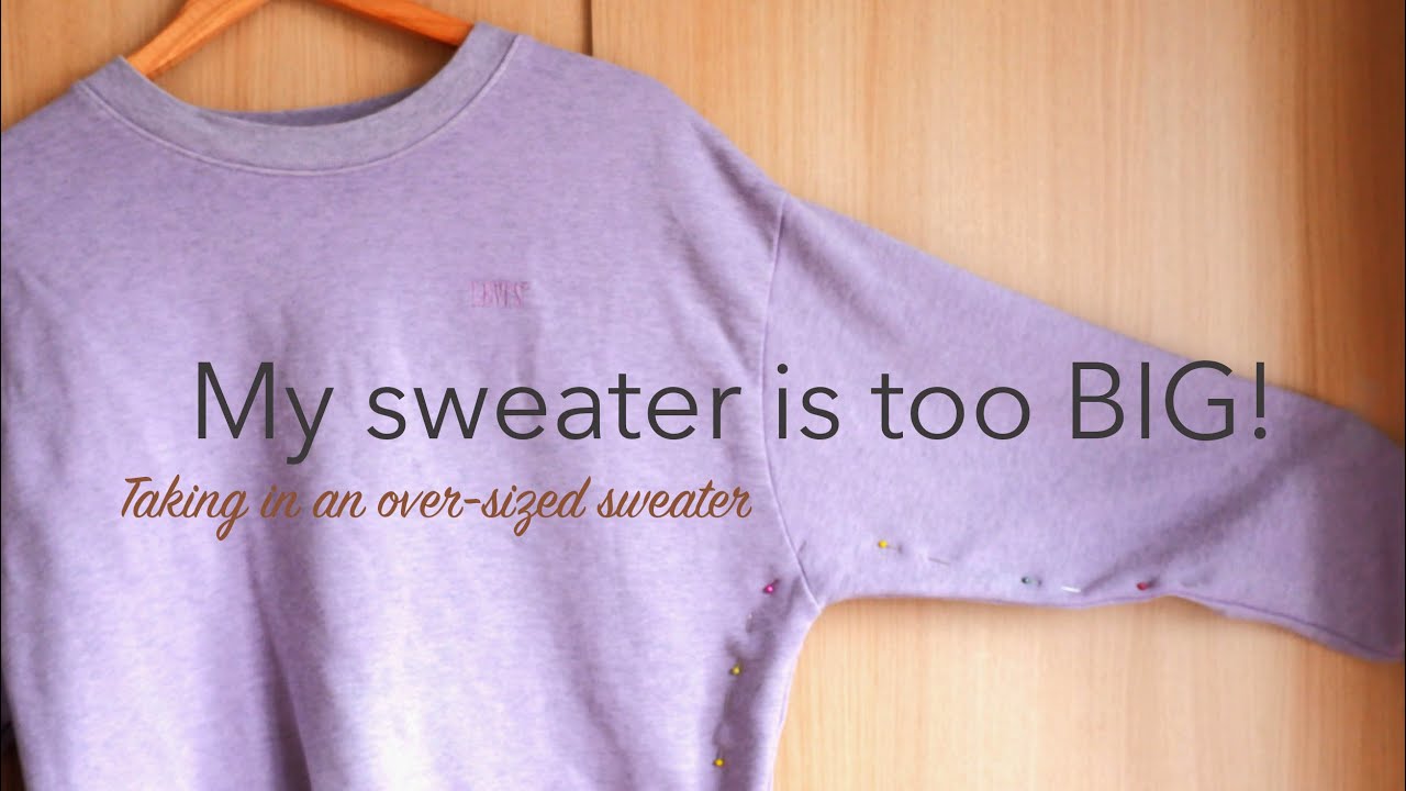 How to Make a Sweatshirt Smaller Tutorial