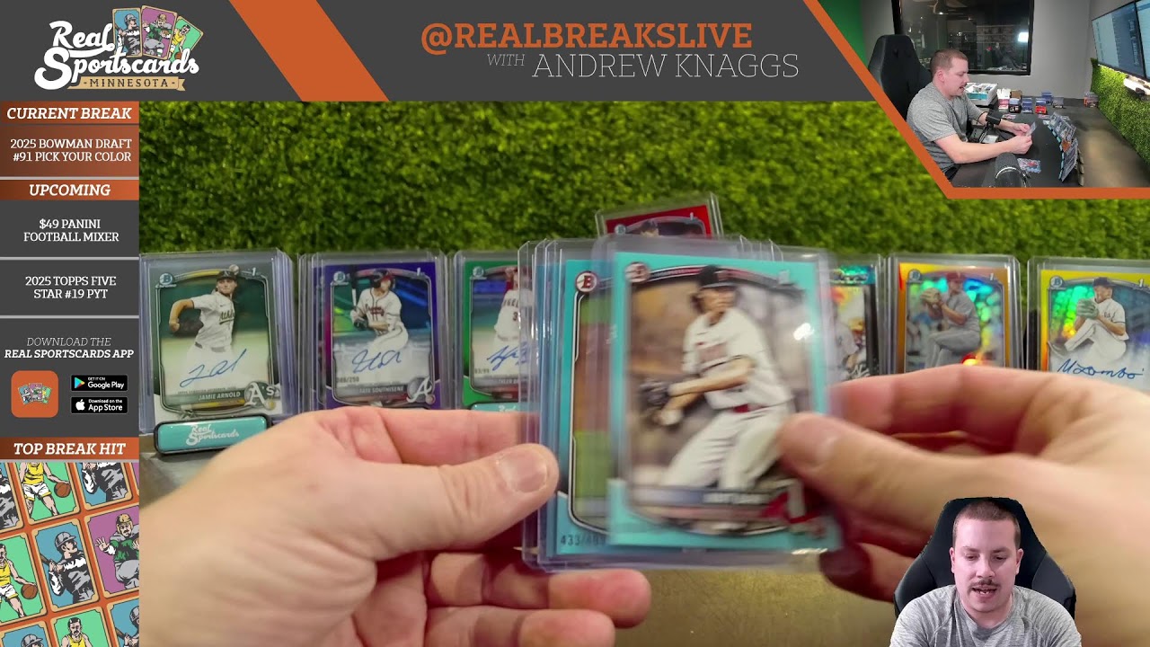 PICK YOUR COLOR! 2025 Bowman Draft #91 Hobby Half Case