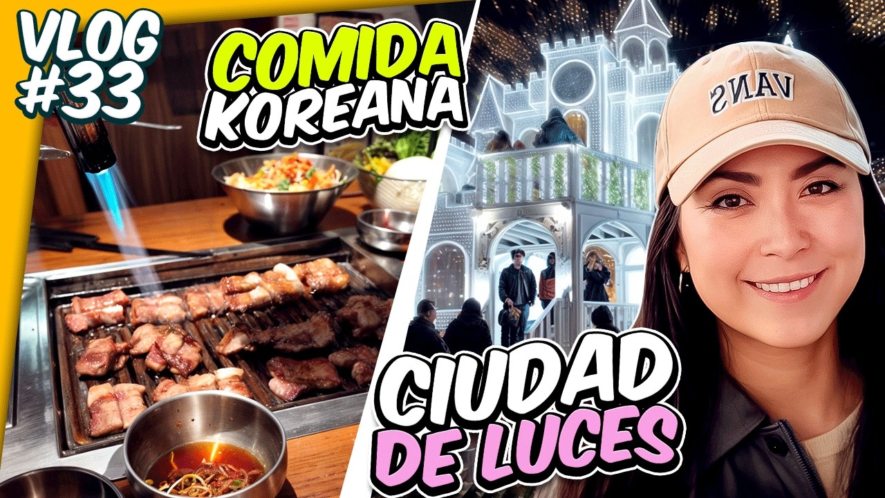 Locura de Restaurante COREANO + 100000 Luces en Parque | VIVIENDO EN JAPON  -  Ep 33