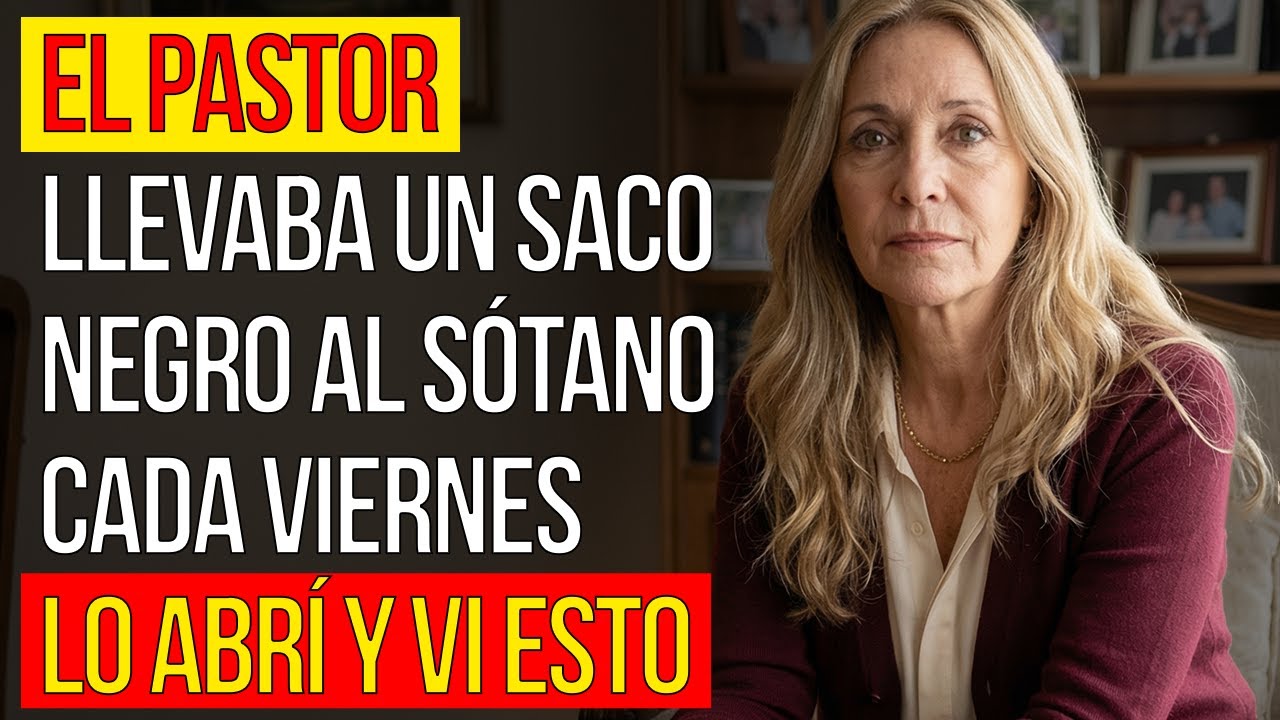 HISTORIA REAL: EL PASTOR llevaba un SACO NEGRO al sótano cada viernes — Lo abrí y vi esto