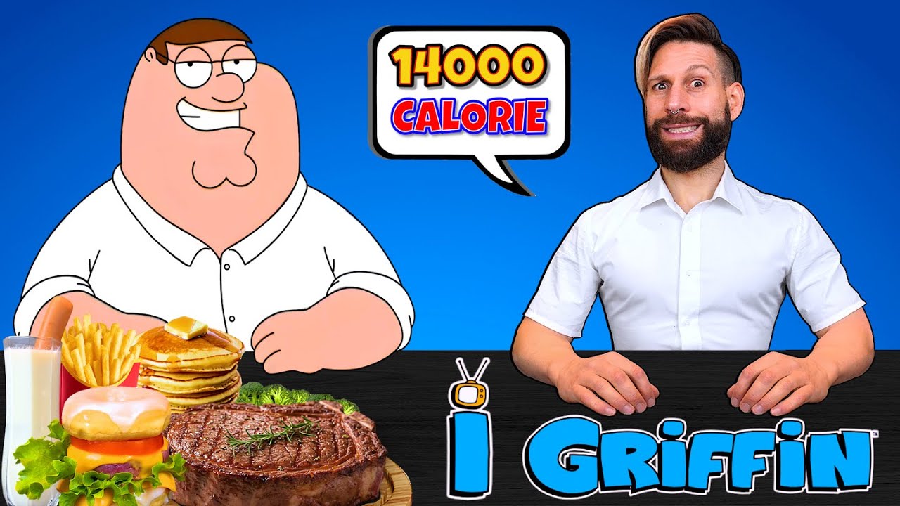 Sono Sopravvissuto alla spaventosa DIETA di PETER GRIFFIN - (24 ORE)