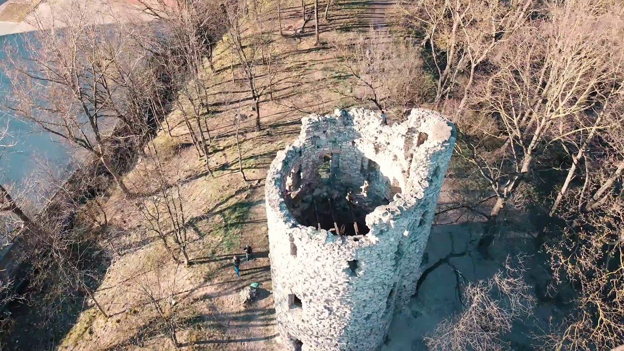 DJI Mavic Mini Riga Latvia Sarkandaugava . Artificial Ruins