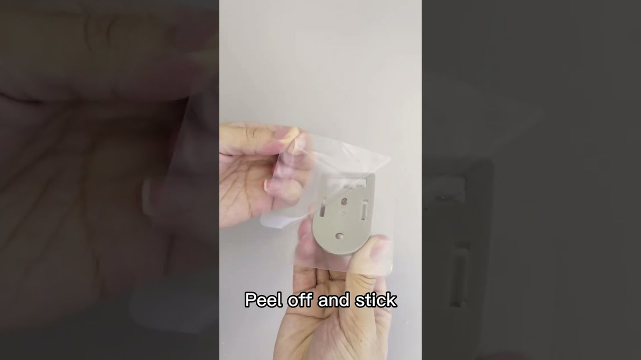 How to Install Wall Mount Shower Head Holder, Adhesive Handheld Shower Head Bracket Instruction