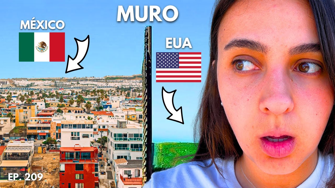 Este é O MURO que SEPARA o MÉXICO dos EUA. EP. 209