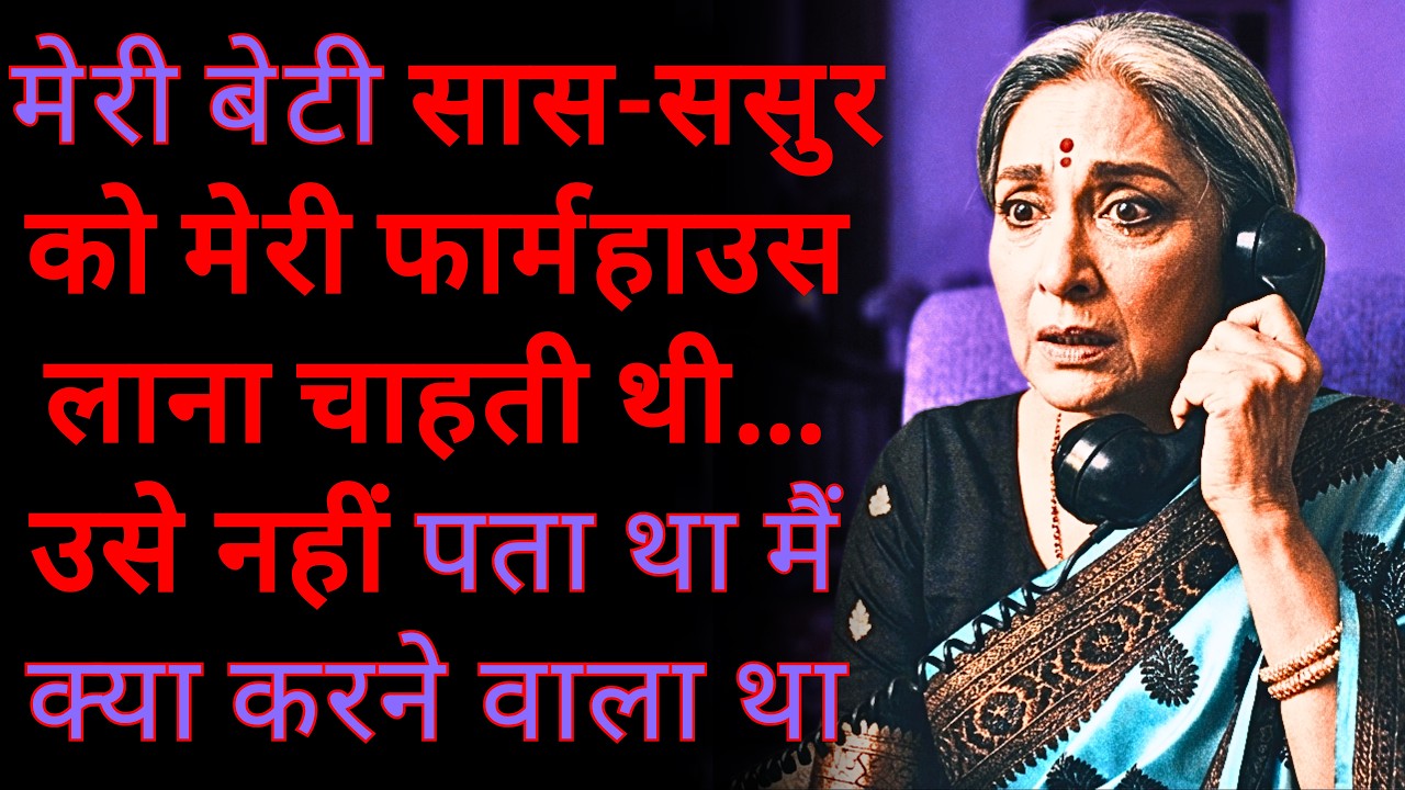 मेरी बेटी सास ससुर को मेरी फार्महाउस लाना चाहती थी… उसे नहीं पता था मैं क्या करने वाला था।