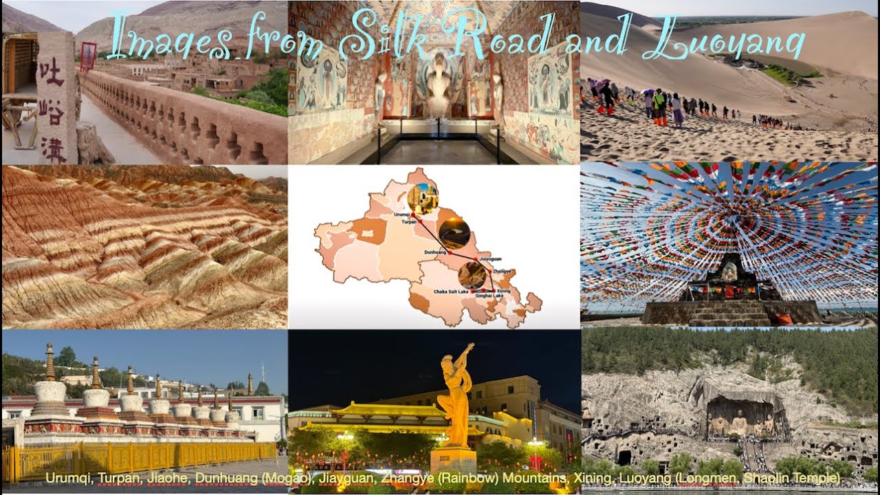 Silk Road (Xinjiang, Urumqi, Turpan, Dunhuang) & Longmen Grottes, Shaolin Temple (신장, 실크로드)