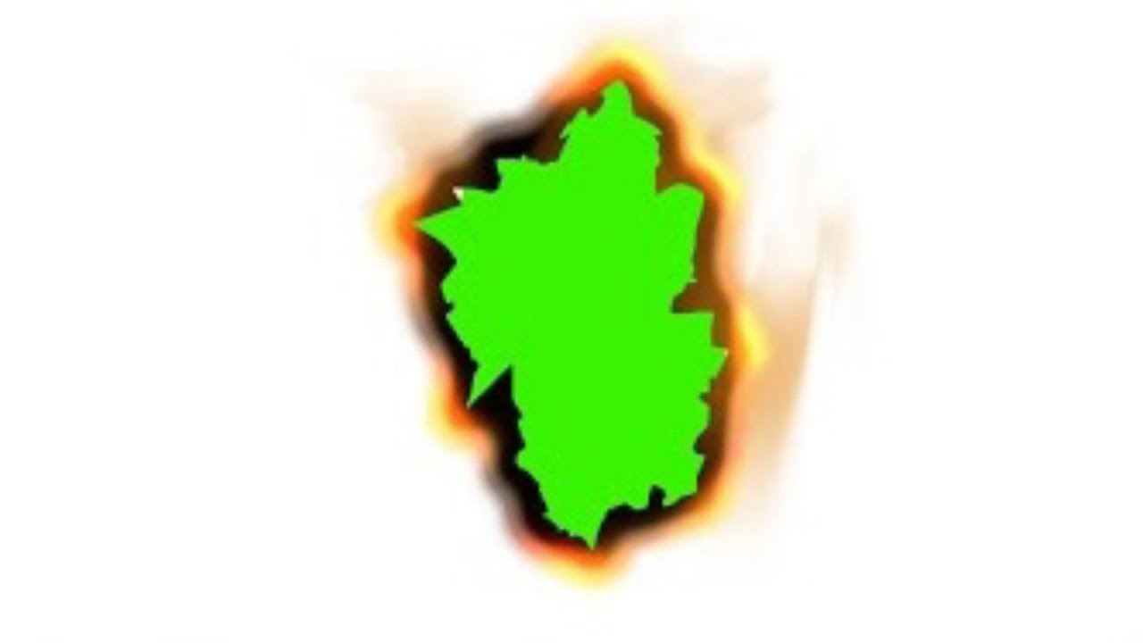 Paper Burning Transition Green Screen Animation Effects HD No copyright