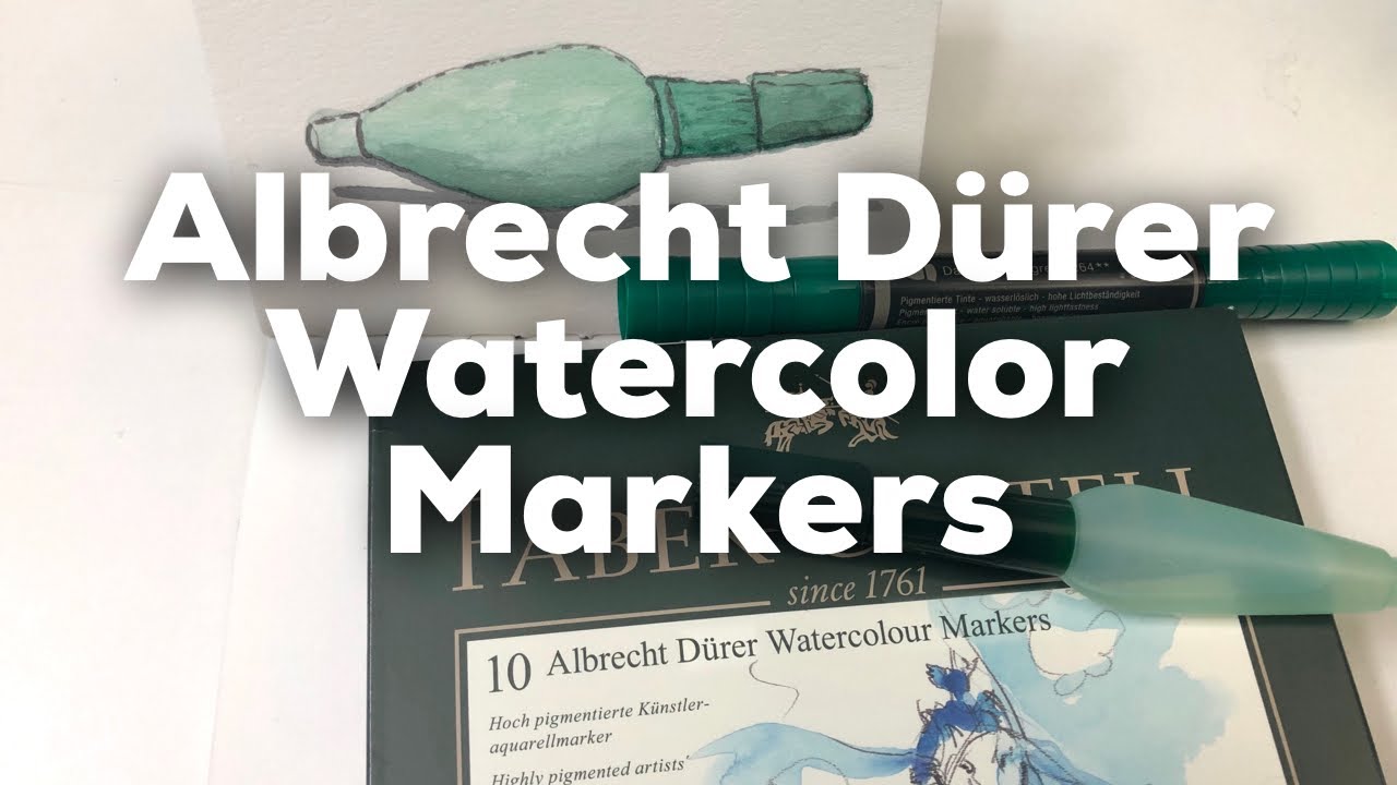 Albrecht Durer Watercolor Markers Unboxing, First impressions and mini review