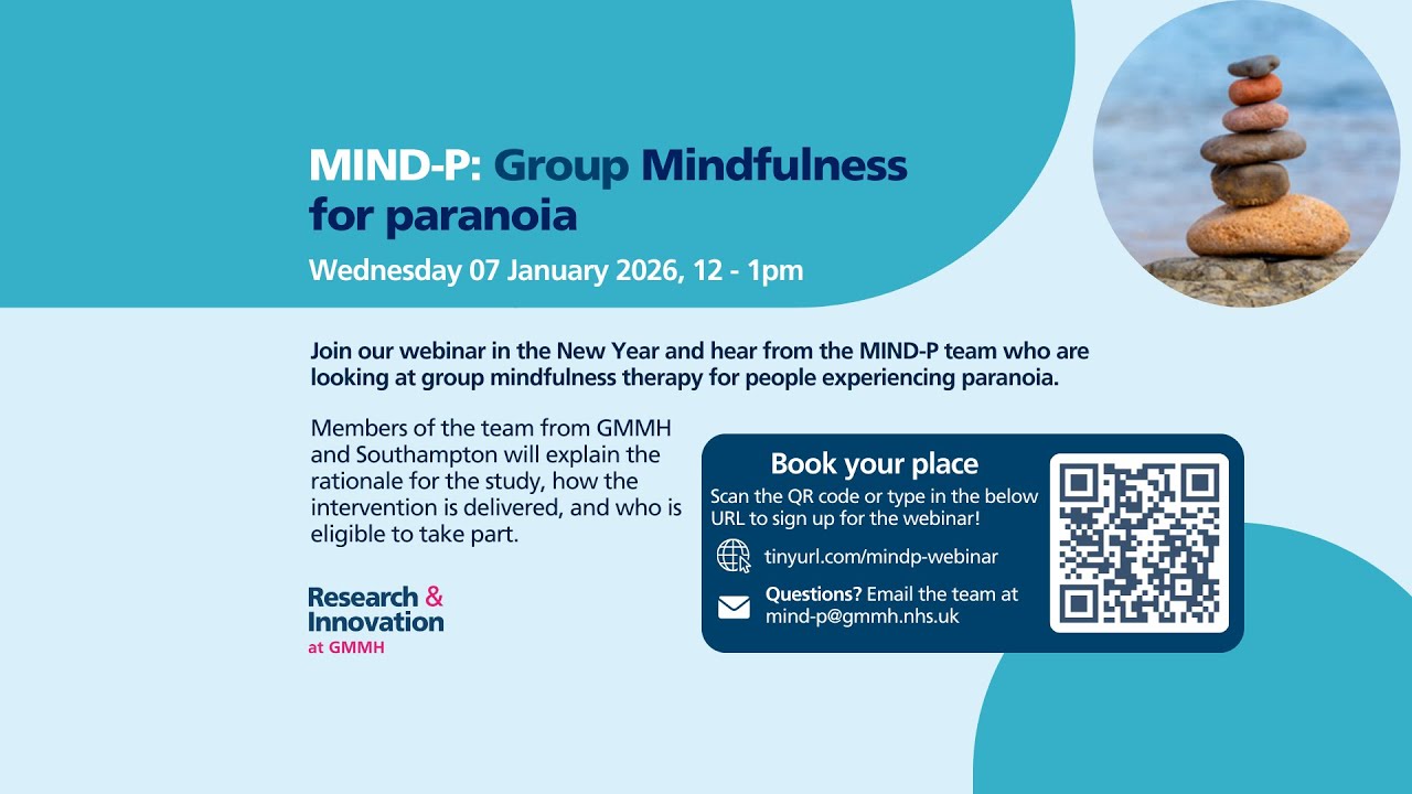 What is Mindfulness therapy for paranoia? The MIND-P Study