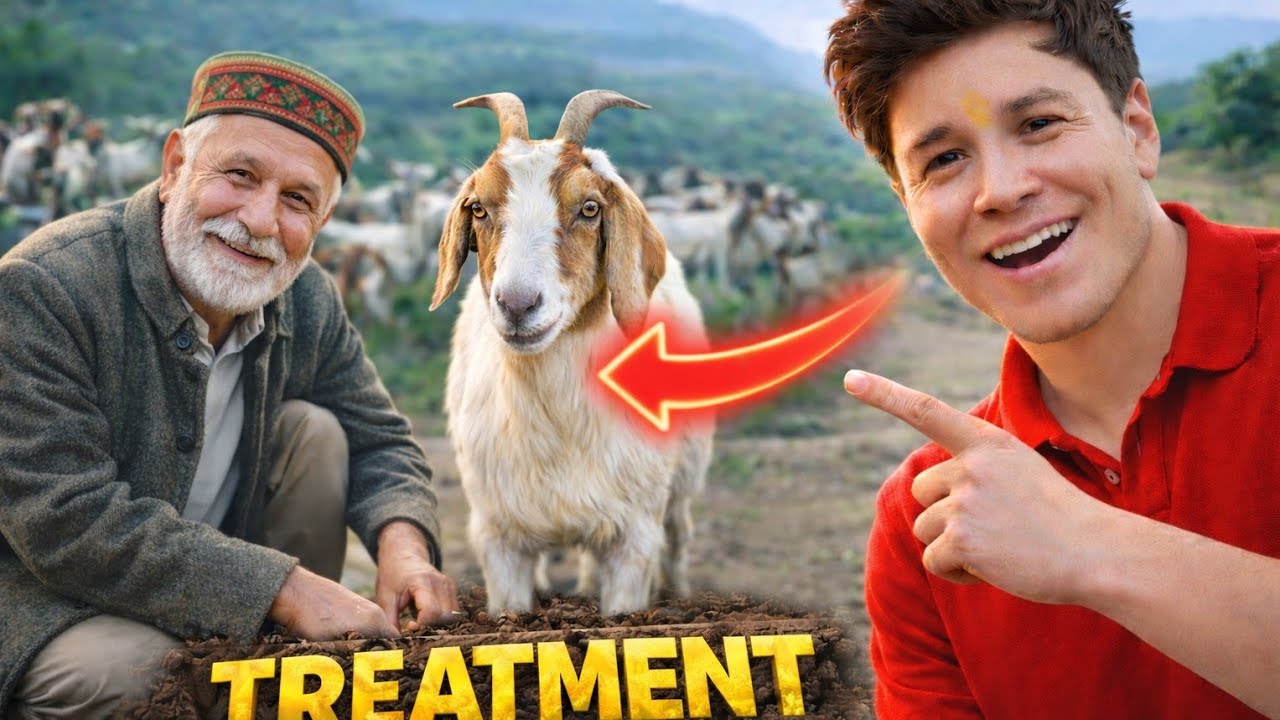आज हमने बकरी के खुर ठीक किए! Uttarakhand Village Life #PahadiLife #AnimalCare
