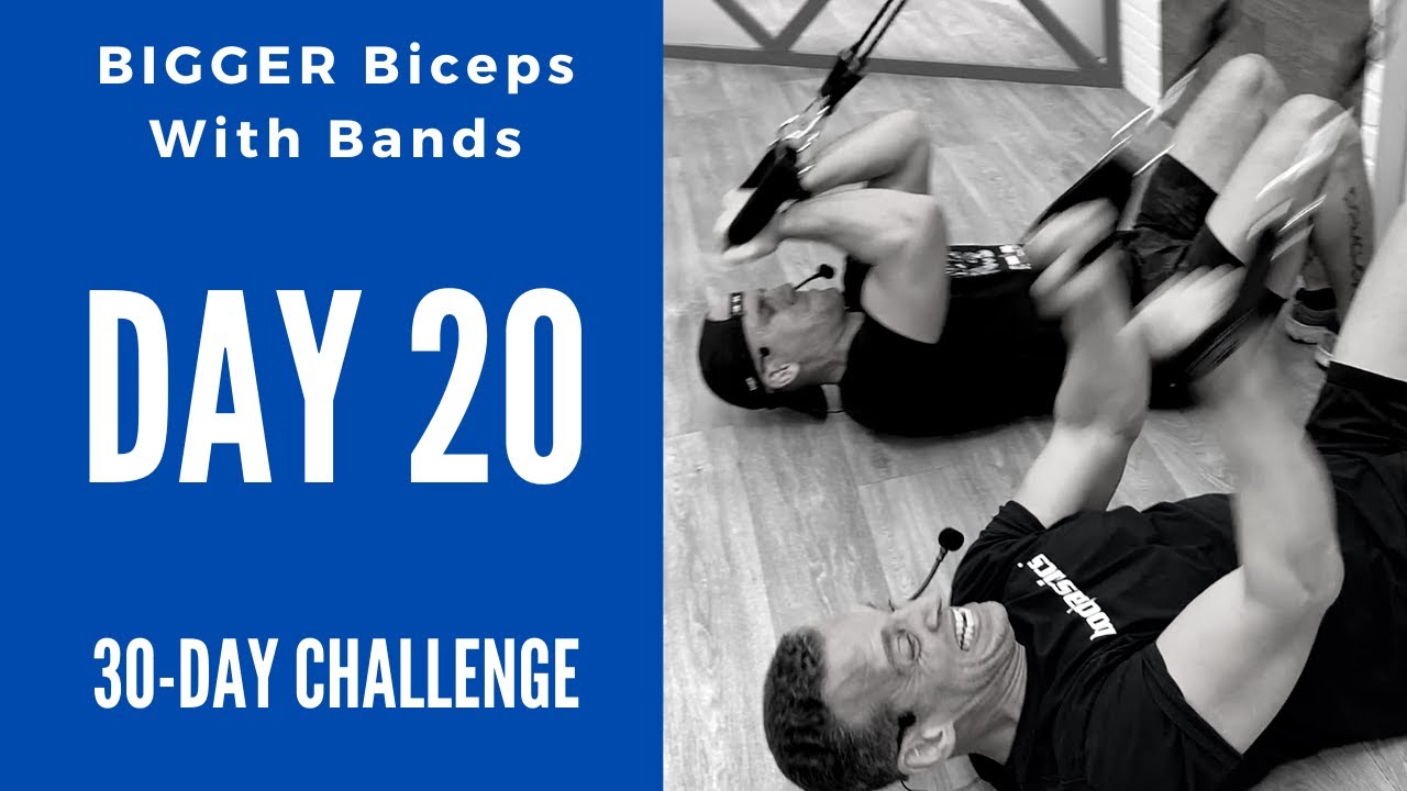 BANDS ONLY BICEPS CHALLENGE - Bodylastics Vs. Orange Theory - 7 Min (Gotta Check This Out!)