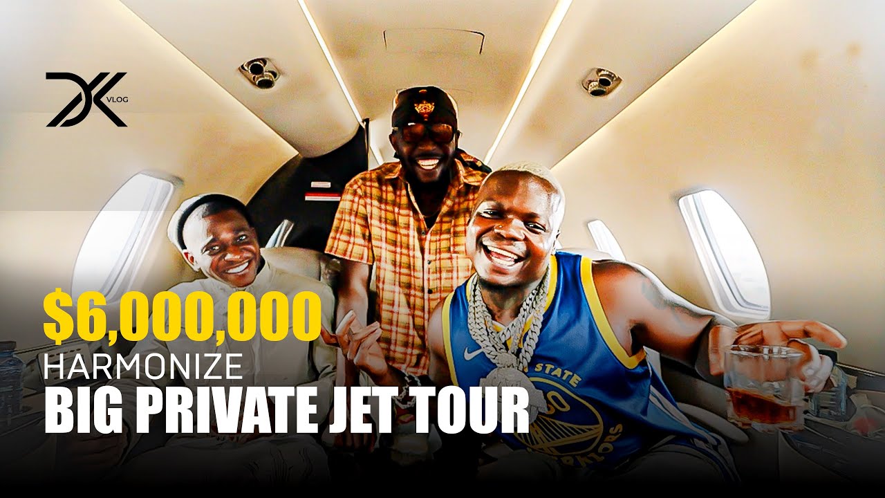 Harmonize $6,000,000 Big Private Jet 12 People