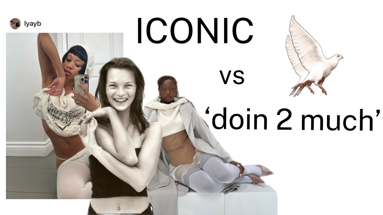 iconic vs doin 2 much 🎠