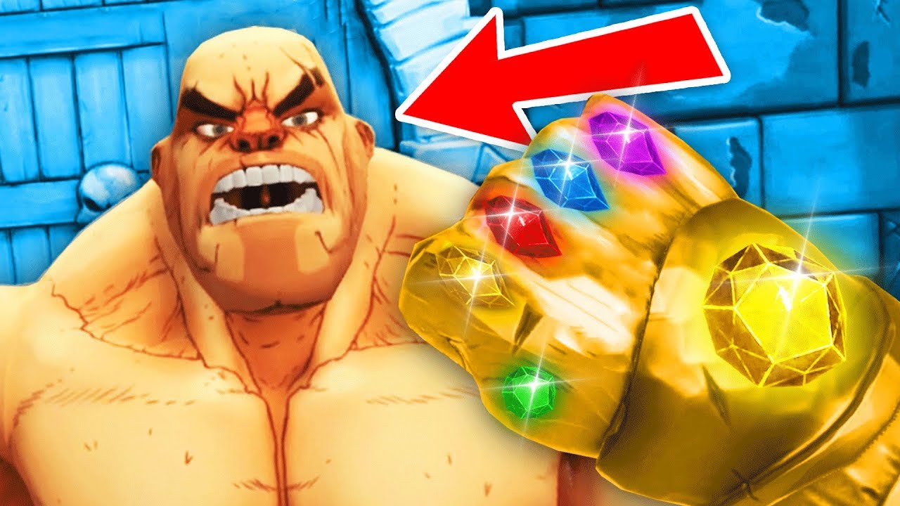 INFINITY GAUNTLET IN GORN GLADIATOR SIMULATOR (GORN VR Gladiator Simulator HTC Vive Funny Gameplay)