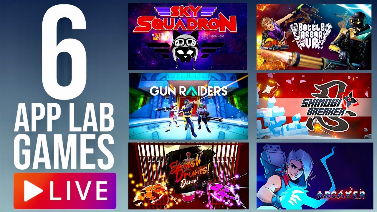 🔴LIVE - 6 APP LAB Game VR Showcase on Oculus Quest 2 (Timestamps in description)