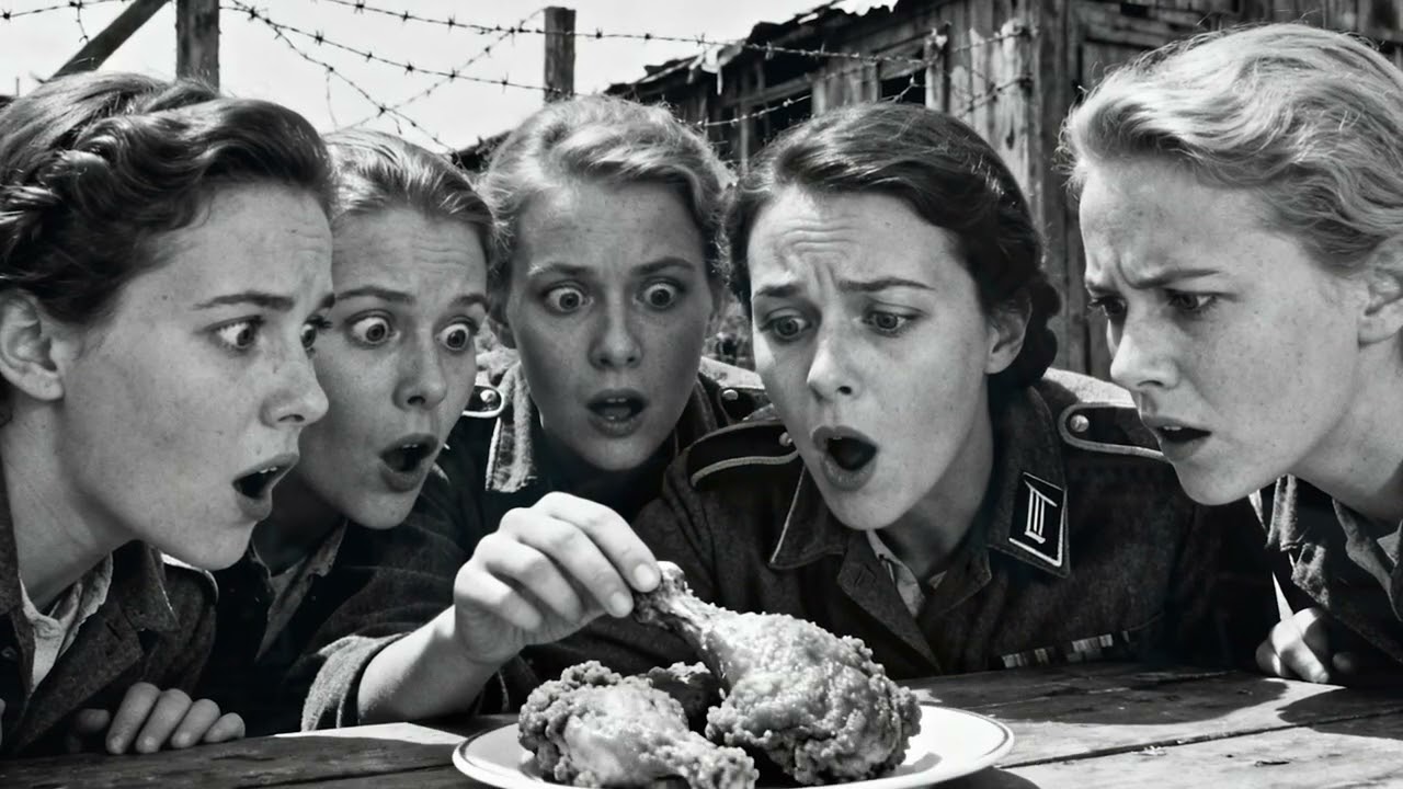 'Is This Chicken or Rubber ' | German Women POWs Shocked by American Fried Chicken  Until One Bite