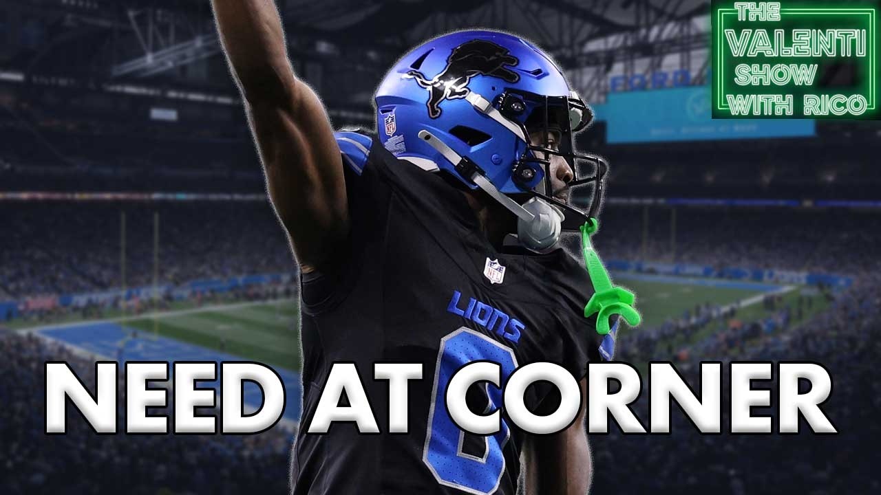 Lions Need More Help At Corner With Terrion Arnold News | The Valenti Show with Rico