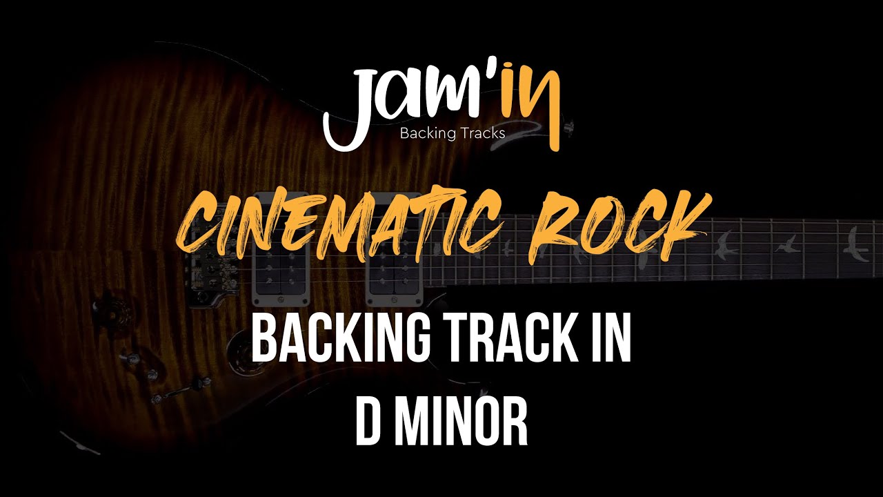 Cinematic Rock Guitar Backing Track in D Minor