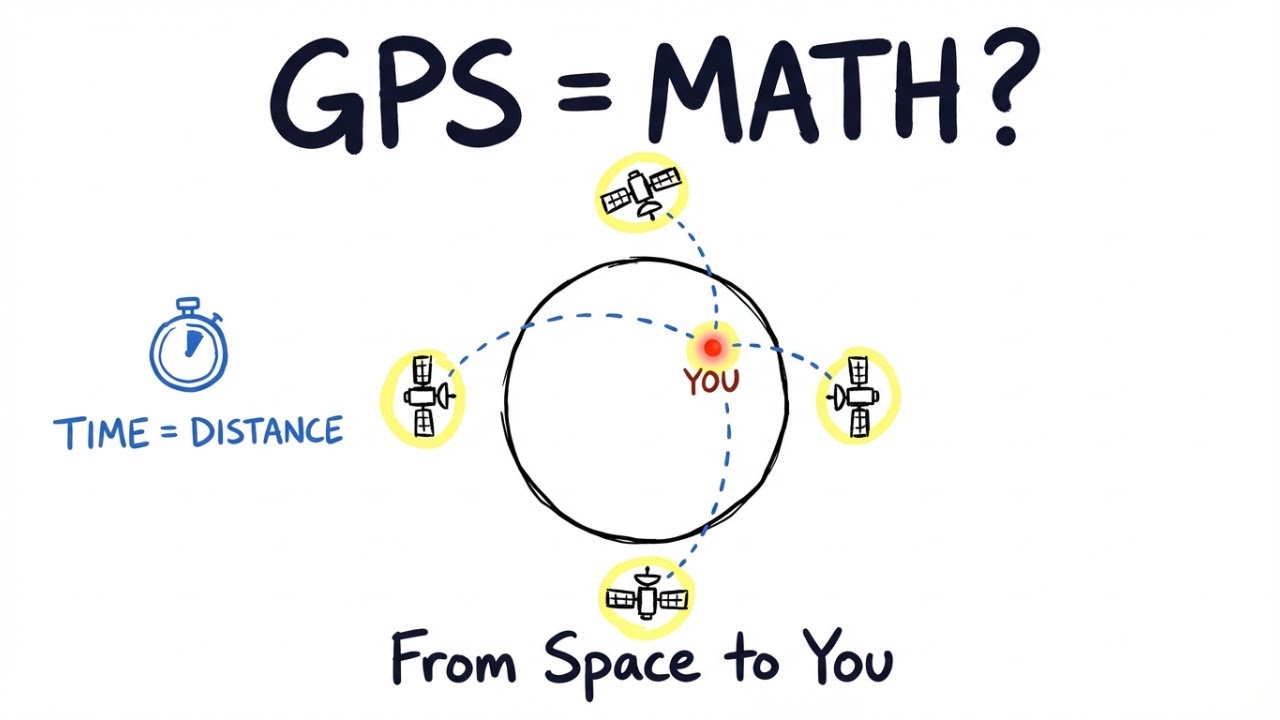 Математический трюк, лежащий в основе GPS.