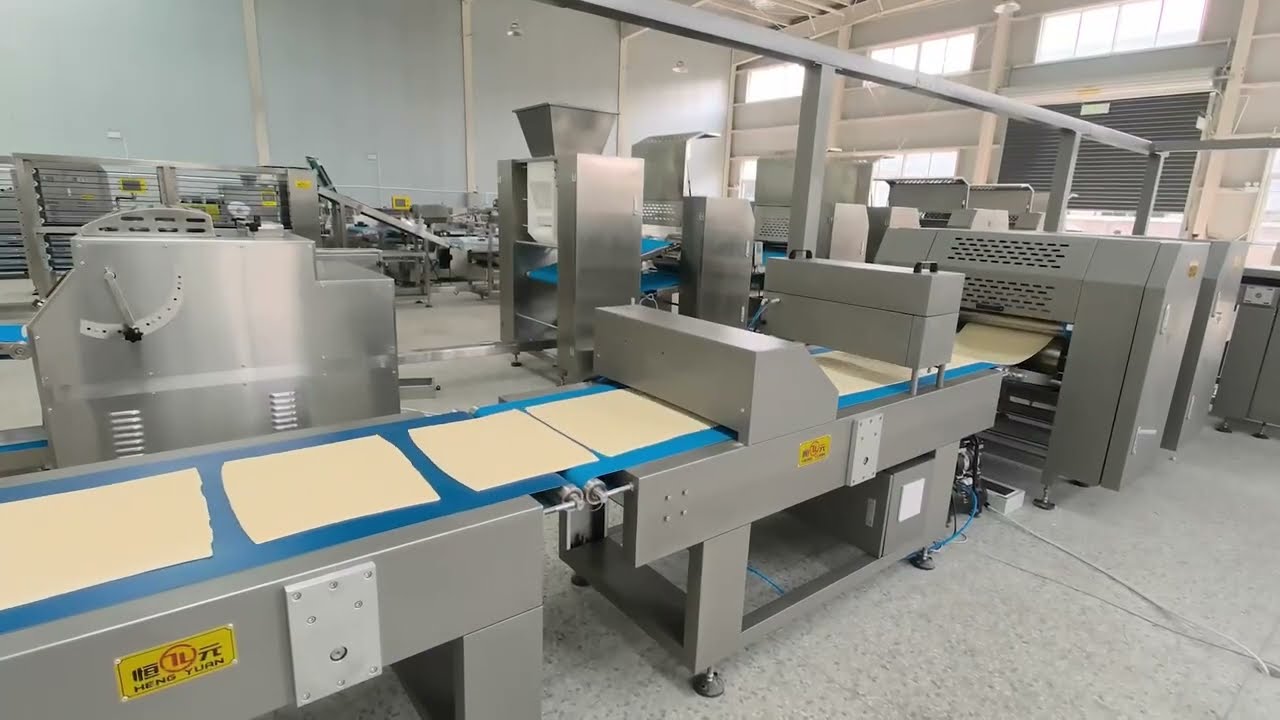High capacity the puff parstry production line Puff Pastry Sheets puff parstry making machine