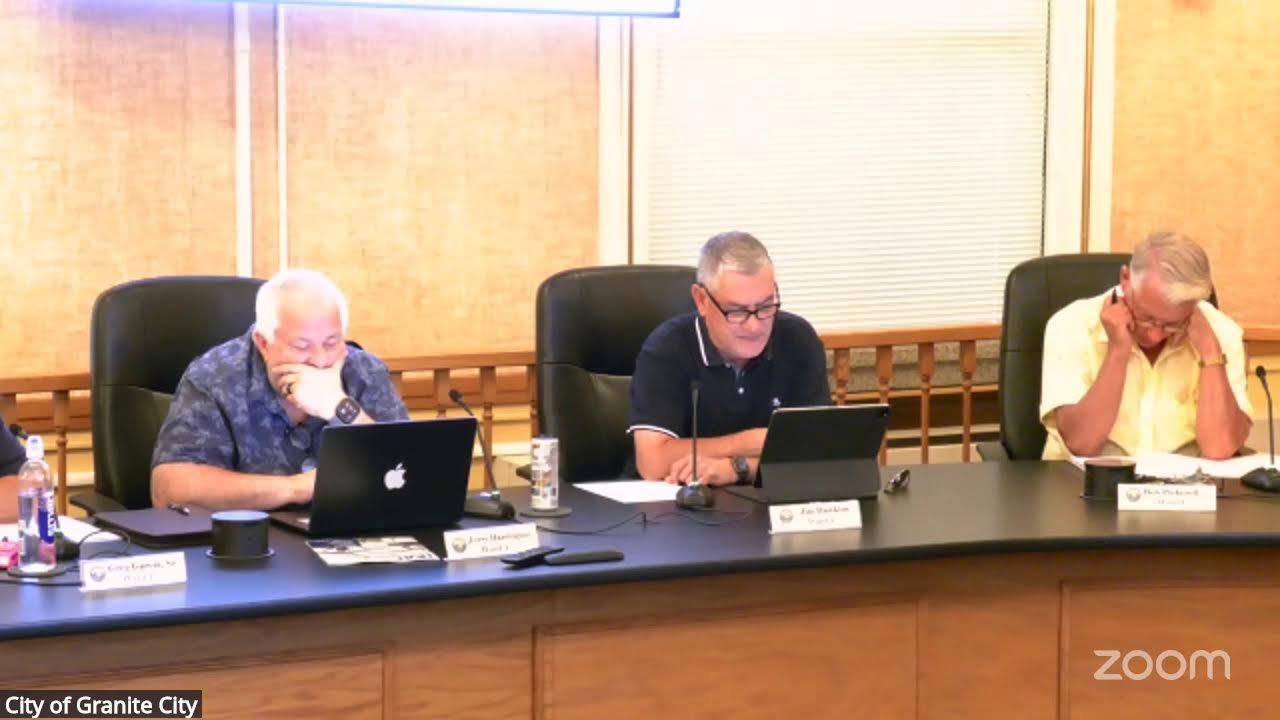 City of Granite City Council Meeting Sept 02 2025