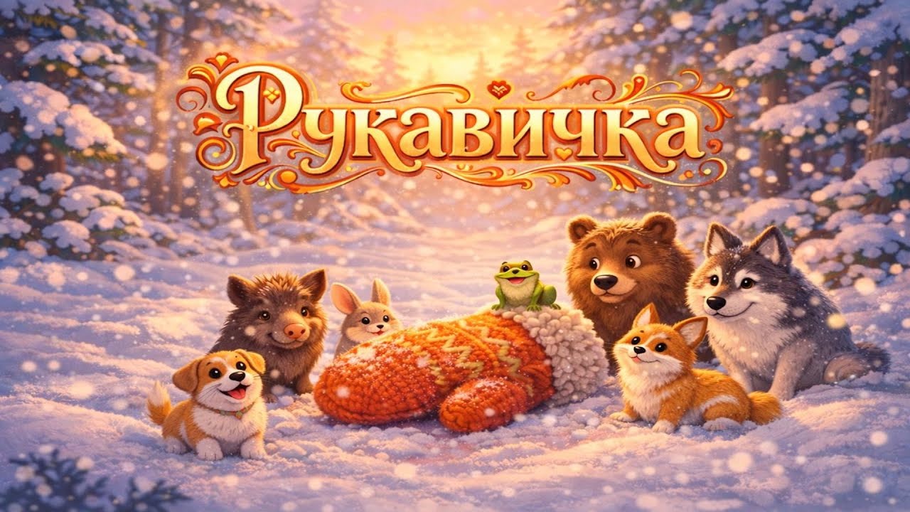 Рукавичка | Українська казка на ніч для дітей | Тутті Міу