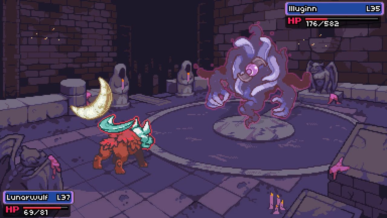 Coromon | The ghost type Boss fight: Illuginn (the second Titan)