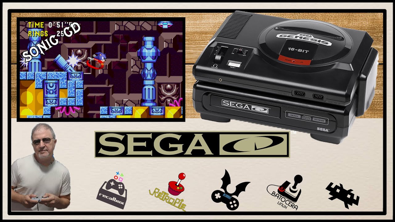 Pack com 137 jogos de Sega CD no formato chd, com capas 2d, 3d e vídeos, para Batocera.plus..etc.