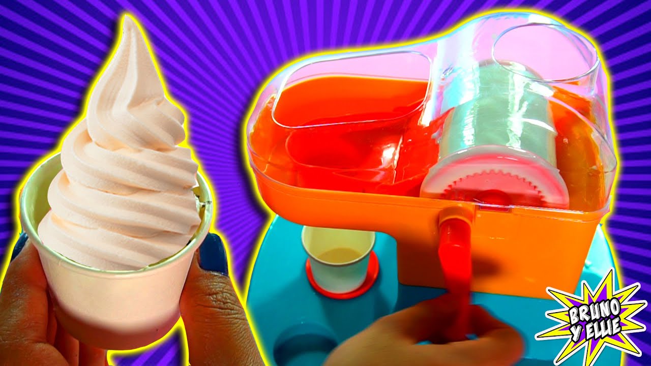 Probamos una máquina para hacer helados - Bruno y Ellie