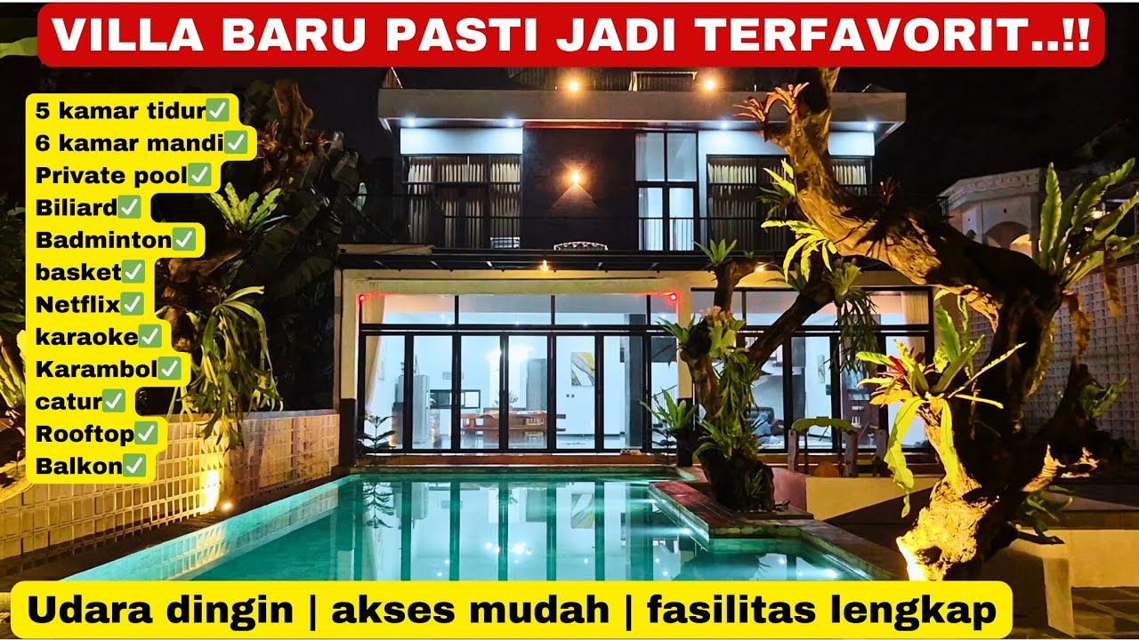 VILLA BARU DI PUNCAK‼️ stella di mare | asli cakep banget #villa #puncak #bogor 