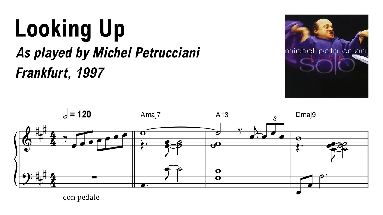 Michel Petrucciani - Looking Up (Frankfurt) | Transcription