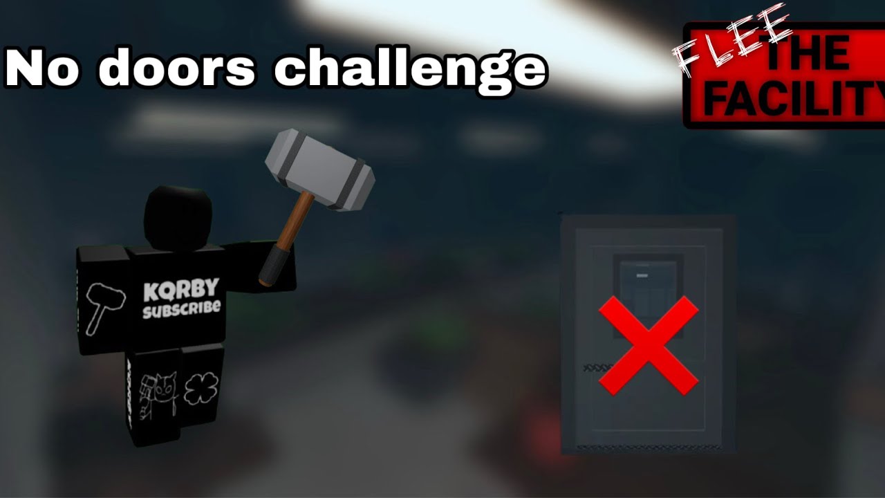No doors challenge but in pro servers.. | Roblox flee the facility #fleethefacility #roblox 
